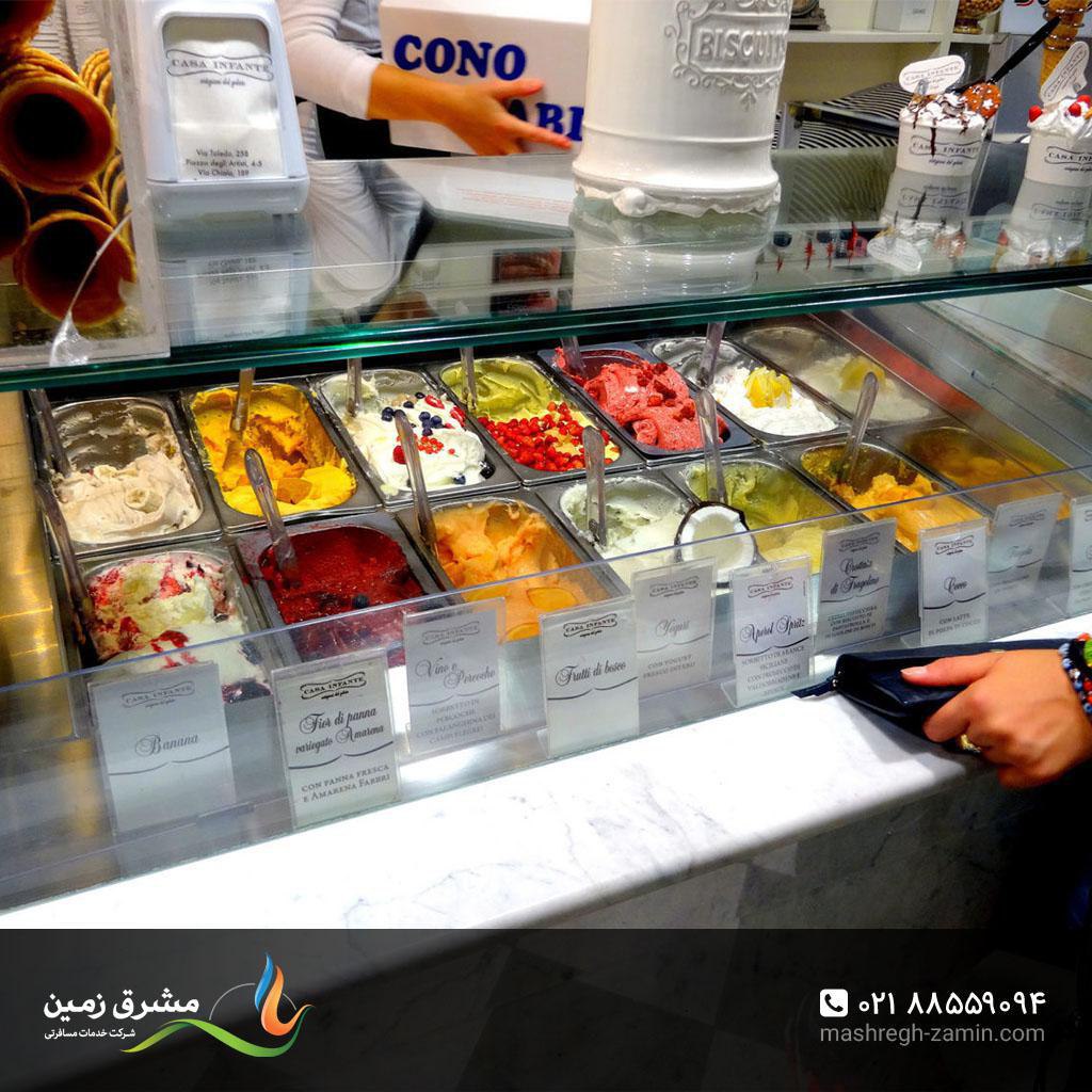 فروشگاه Casa Infante، یکی از بهترین‌ها برای خرید بستنی و جلاتو در ناپل